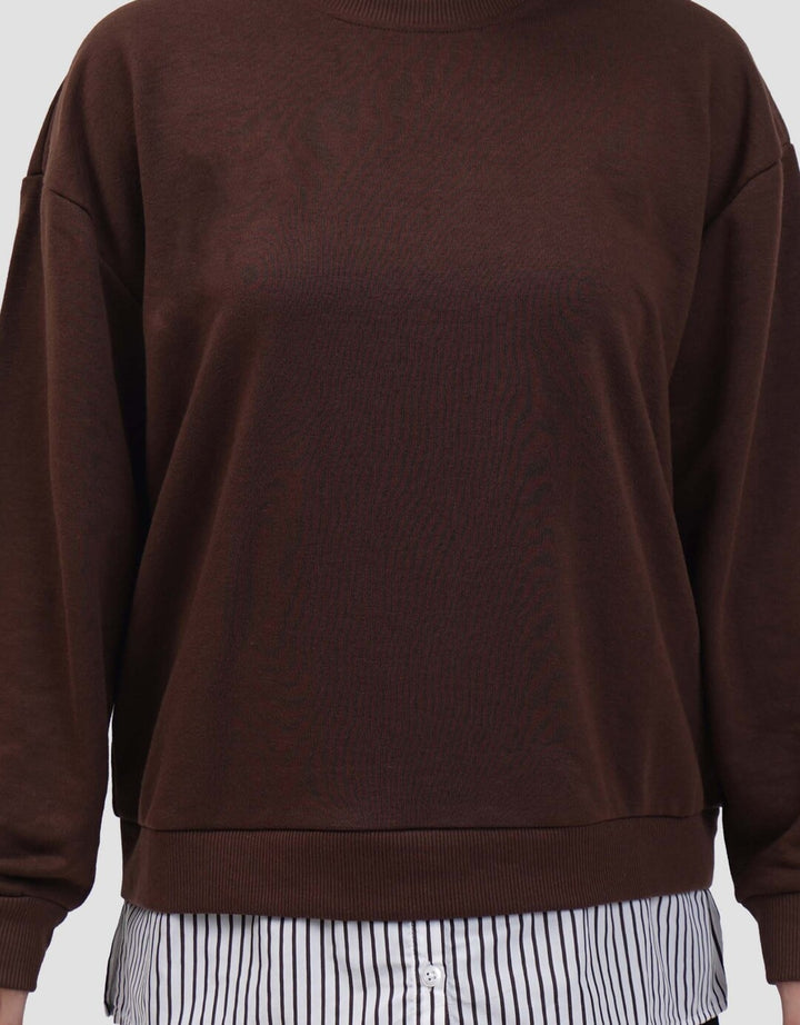 Nevada French Round Sweater Wanita