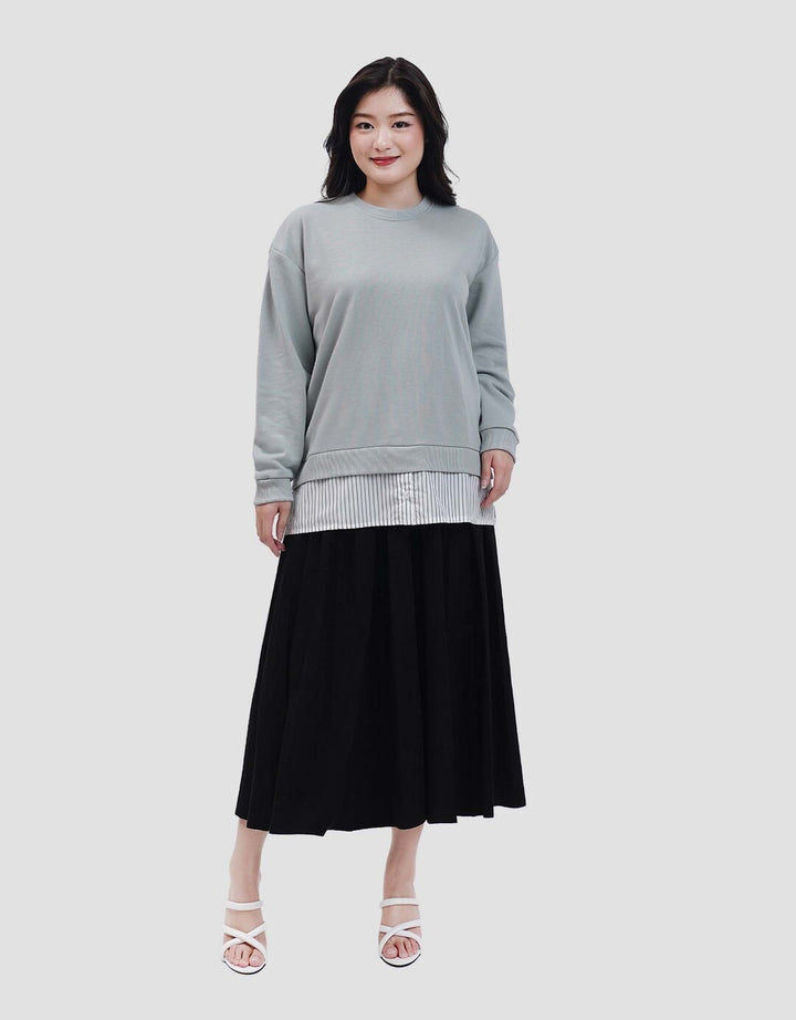 Nevada French Round Sweater Wanita