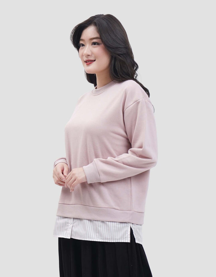 Nevada French Round Sweater Wanita