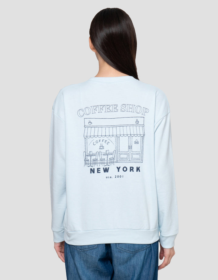 Nevada Reg French Coffee Shop Sweater Wanita