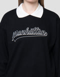 Nevada Reg French Collar Ny Sweater Wanita