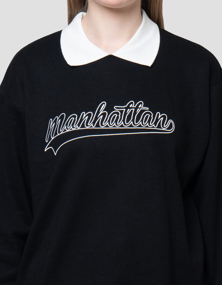 Nevada Reg French Collar Ny Sweater Wanita