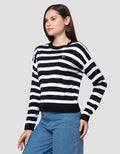 Nevada Reg Flat Knit Stripe Sweater Wanita