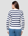 Nevada Reg Flat Knit Stripe Sweater Wanita