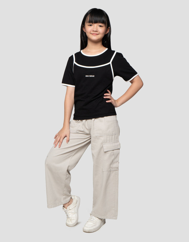 Nevada 2In1 Embro Kaos Anak Perempuan