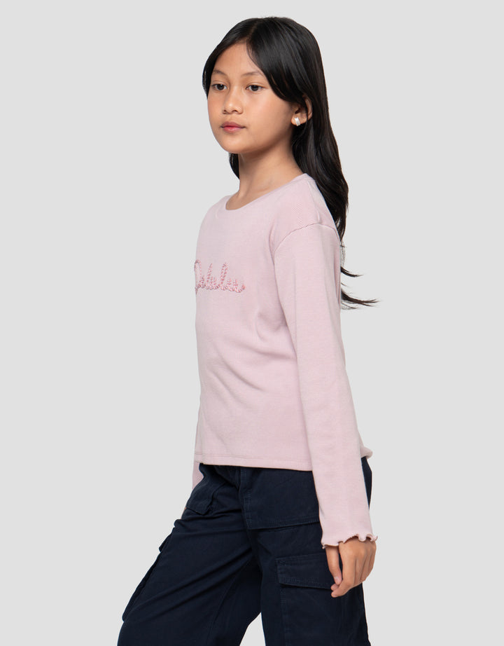 Nevada Bordir Tali Kaos Anak Perempuan