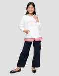 Nevada Woven Athletic Dept Sweater Anak Perempuan