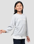 Nevada Woven Royal Campus Sweater Anak Perempuan