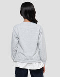 Nevada Woven Royal Campus Sweater Anak Perempuan