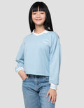 Nevada Kerah Wangki Sablon California Sweater Anak Perempuan