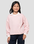 Nevada Kerah Wangki Sablon Chicago Sweater Anak Perempuan