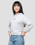 Nevada Hoodie Kancing Pinggir Bordir Tulisan Sweater Anak Perempuan