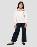 Nevada Zipper Bordir Ny Sweater Anak Perempuan