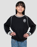 Nevada Piping Sablon Ny Sweater Anak Perempuan