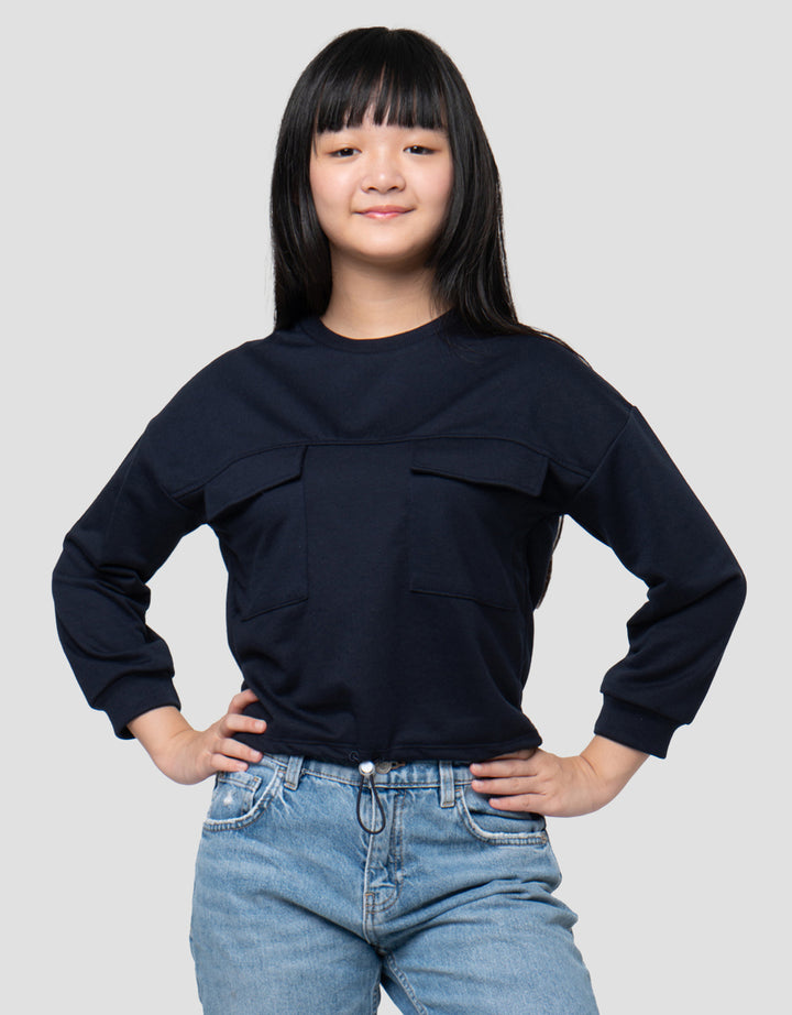 Nevada Kantong Stopper Bawah Sweater Anak Perempuan