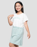 Nevada Knit 2Tone Bonjour Midi Dress Anak Perempuan