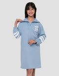 Nevada Kerah Dream Big Midi Dress Anak Perempuan