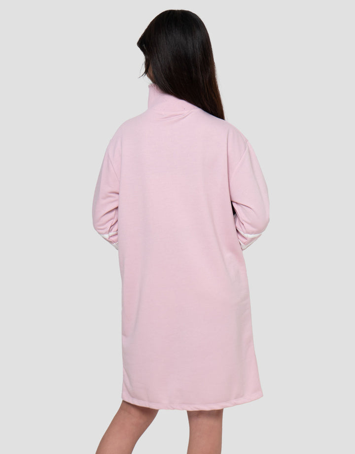 Nevada Knit Kerah Stay Kind Midi Dress Anak Perempuan