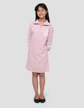 Nevada Knit Kerah Stay Kind Midi Dress Anak Perempuan
