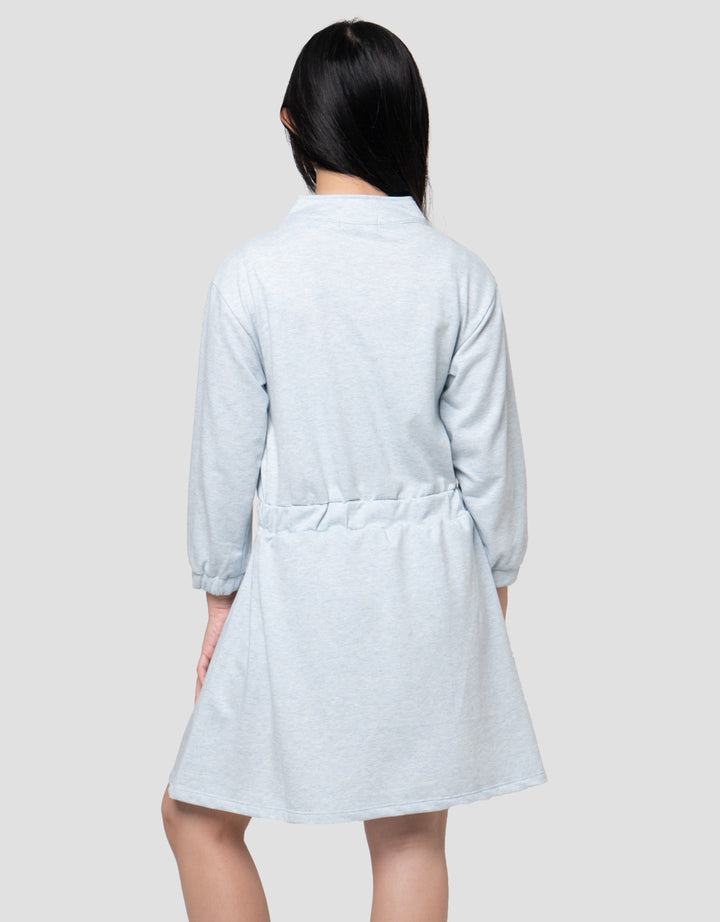 Nevada Karet Pinggang Midi Dress Anak Perempuan