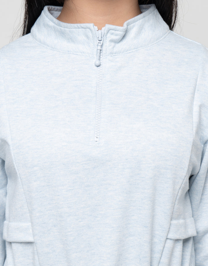 Nevada Karet Pinggang Midi Dress Anak Perempuan