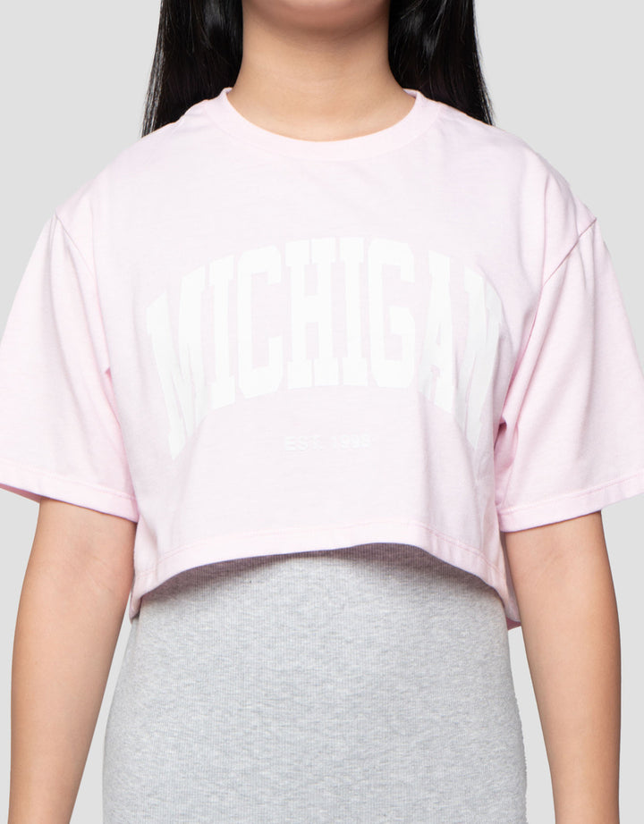 Nevada Rib 2In1 Michigan Midi Dress Anak Perempuan