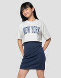Nevada Rib 2In1 New York Midi Dress Anak Perempuan