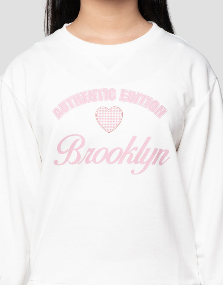 Nevada Kombi Woven Kotak Midi Dress Anak Perempuan