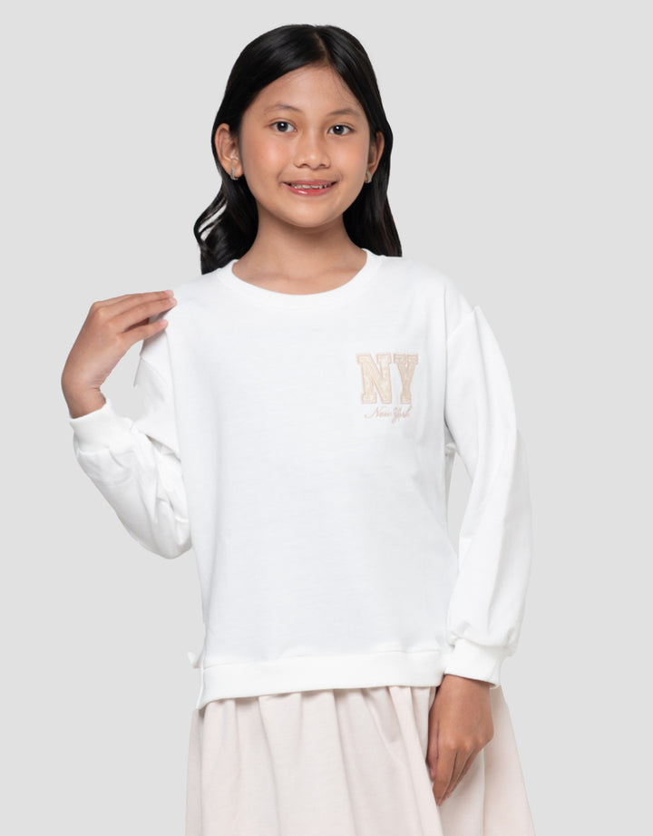 Nevada Knit Bordir Lace Ny Anak Perempuan