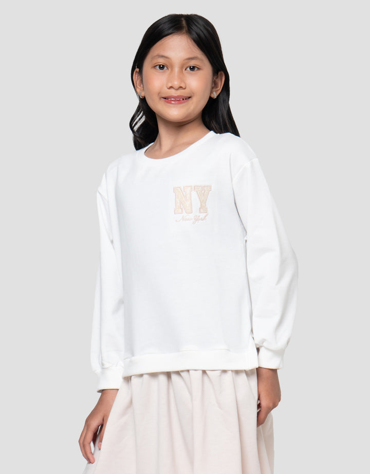 Nevada Knit Bordir Lace Ny Anak Perempuan
