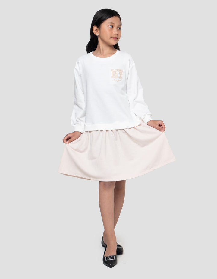 Nevada Knit Bordir Lace Ny Anak Perempuan