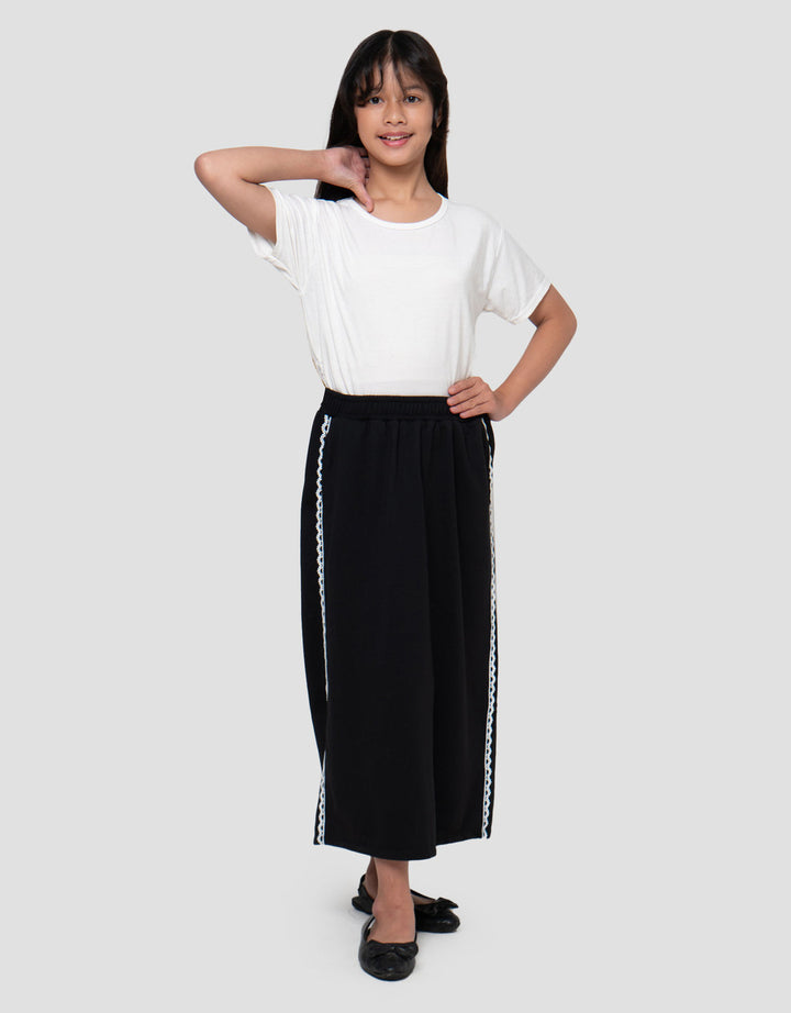 Nevada Knit Renda Rok Midi Anak Perempuan