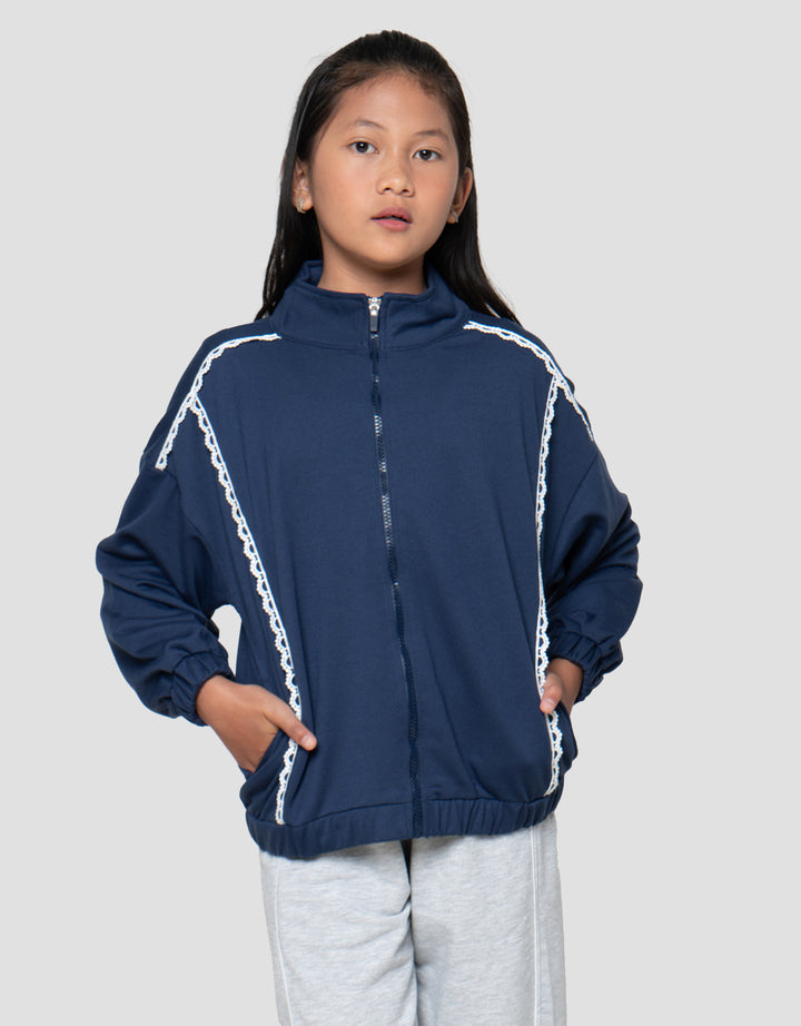 Nevada Renda Lengan Jaket Anak Perempuan