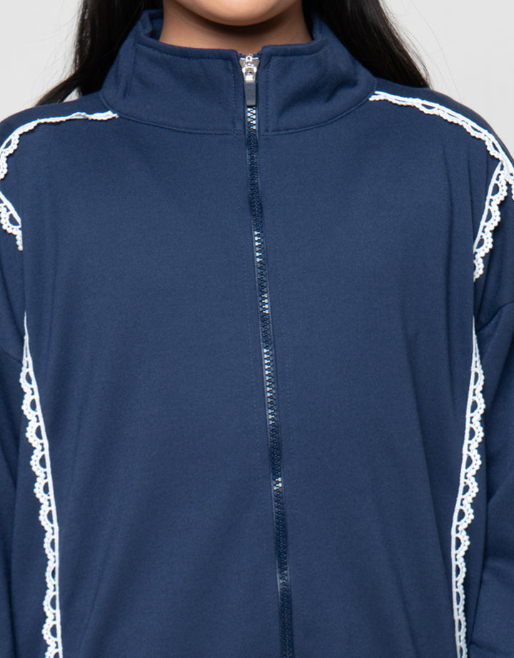 Nevada Renda Lengan Jaket Anak Perempuan