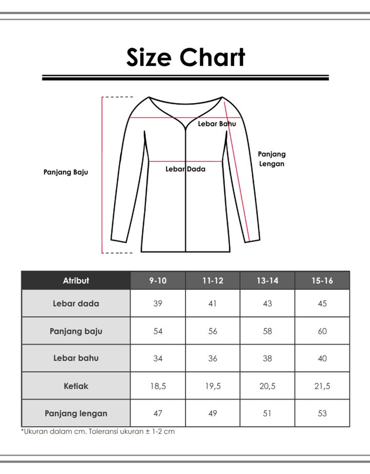 Nevada Renda Lengan Jaket Anak Perempuan
