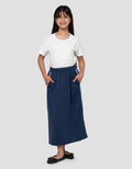 Nevada Knit Renda Rok Midi Anak Perempuan