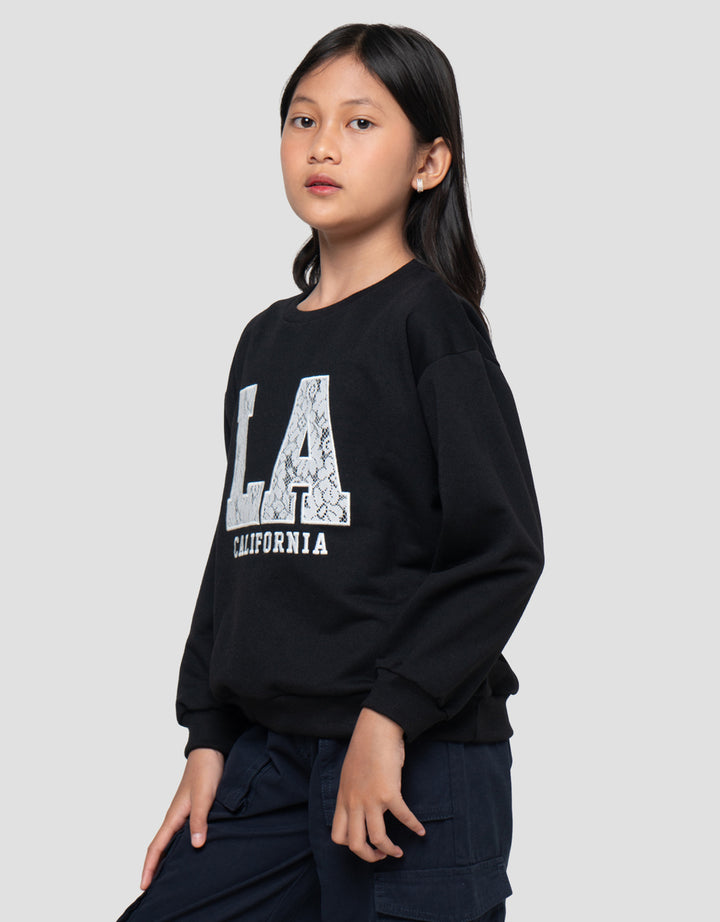 Nevada Lace Los Angeles Sweater Anak Perempuan