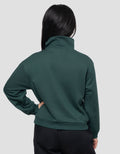 Nevada Zipper Bordir Blossom Sweater Anak Perempuan