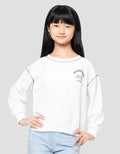 Nevada Overlock Bordir Cherry Sweater Anak Perempuan