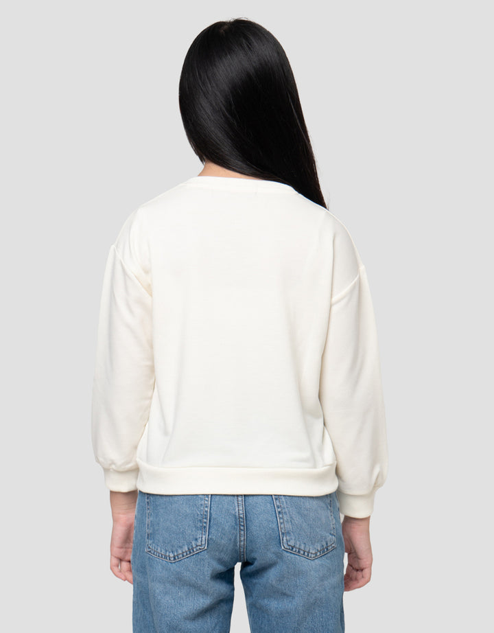 Nevada Happiness Comes From Within Sweater Anak Perempuan
