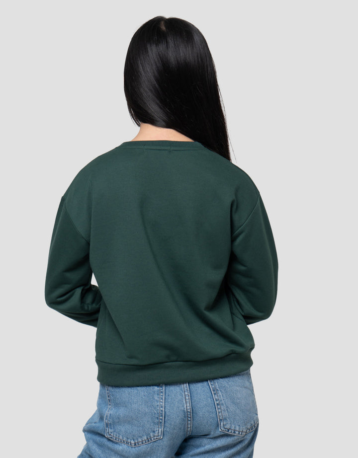 Nevada Bordir Aplikasi Label Sweater Anak Perempuan