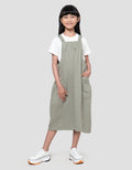 Nevada Midi Dress Overall With Inner Anak Perempuan