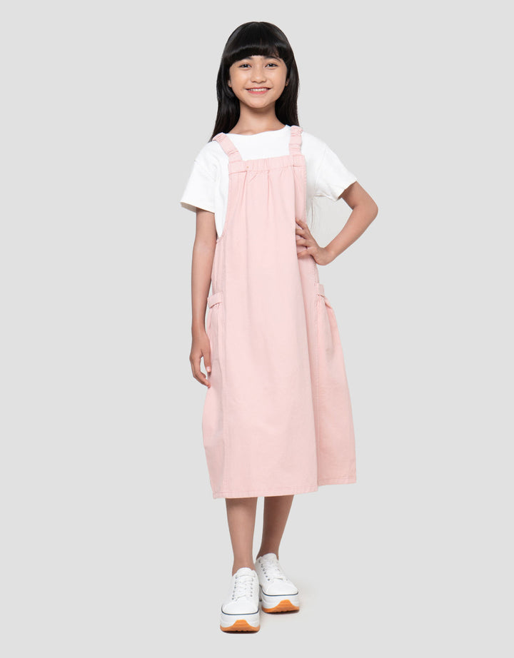 Nevada Midi Dress Overall With Inner Anak Perempuan