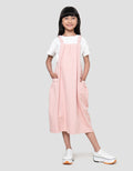 Nevada Midi Dress Overall With Inner Anak Perempuan