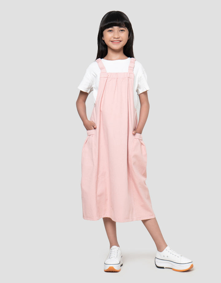 Nevada Midi Dress Overall With Inner Anak Perempuan