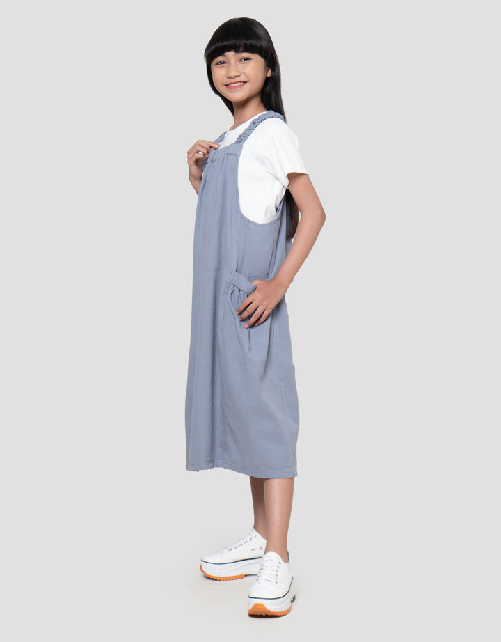 Nevada Midi Dress Overall With Inner Anak Perempuan