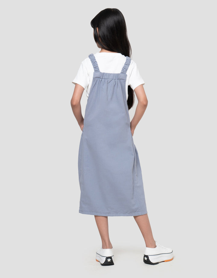 Nevada Midi Dress Overall With Inner Anak Perempuan