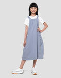 Nevada Midi Dress Overall With Inner Anak Perempuan