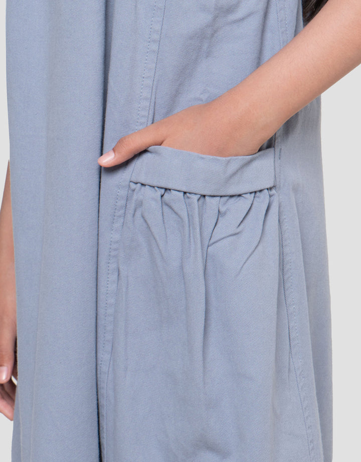 Nevada Midi Dress Overall With Inner Anak Perempuan