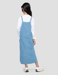 Nevada Dress Overall Denim With Inner Anak Perempuan